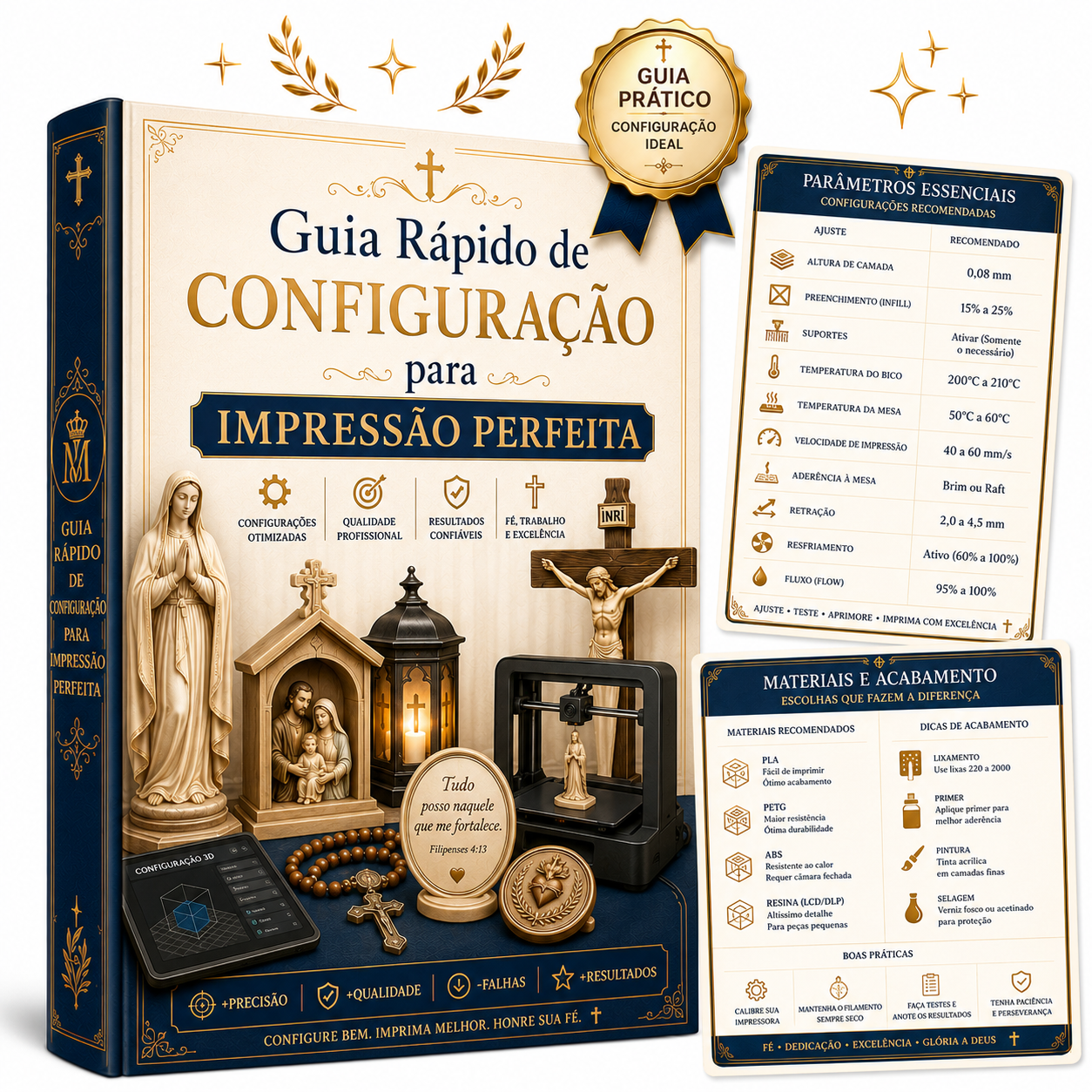 Guia Rápido de Configuração para Impressão Perfeita