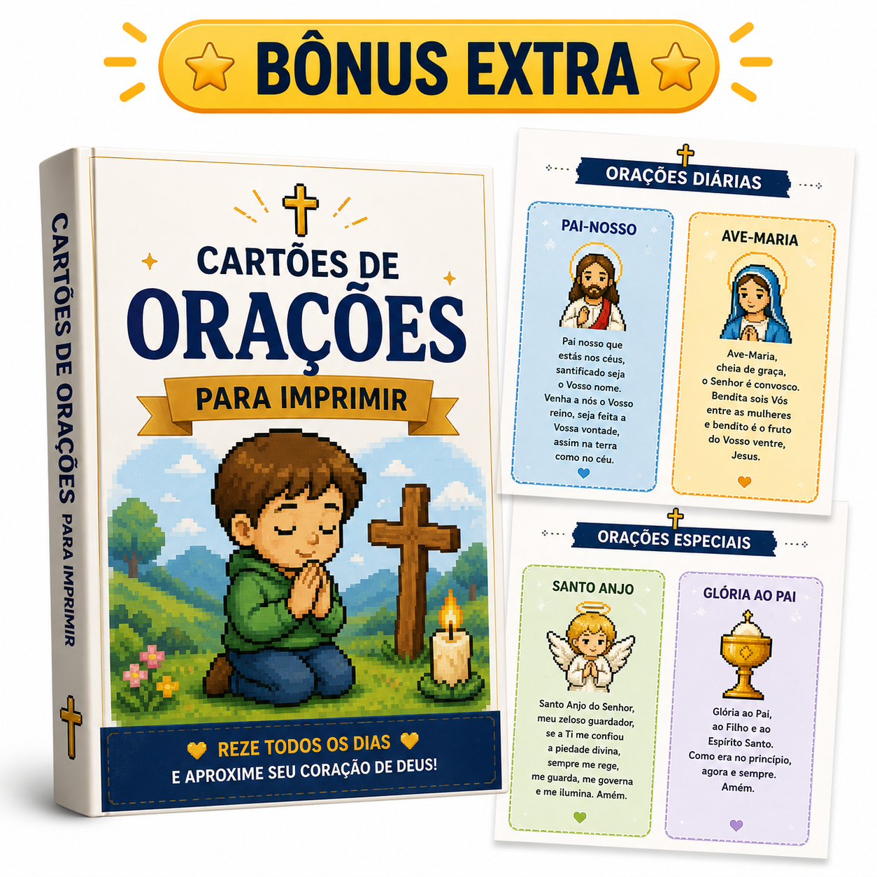 Cartões de Orações para Imprimir