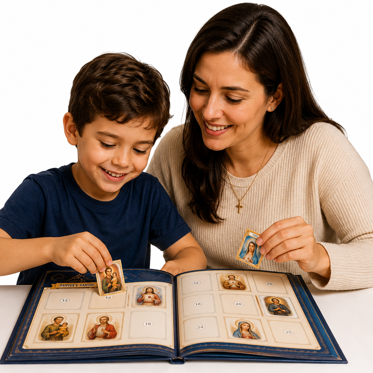 Álbum de Figurinhas Católicas Infantil